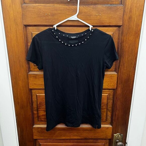Valentino Garavani Tops - Valentino Garavani Black ROCKSTUD  Women's Top XS
